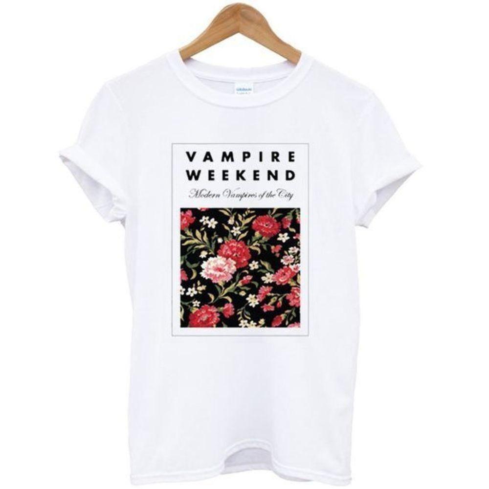 Vampire Weekend Modern Vampires Of The City Rose Album Art Graphic T-Shirt